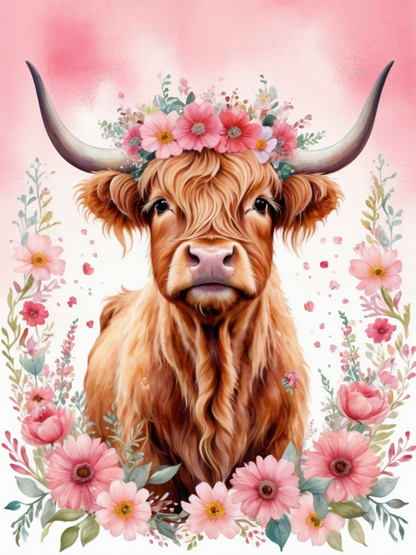 Highland Cow | Diamond Painting