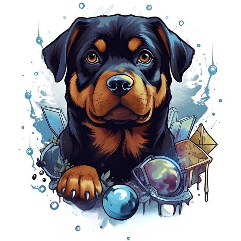 Rottweiler Dog | Diamond Painting