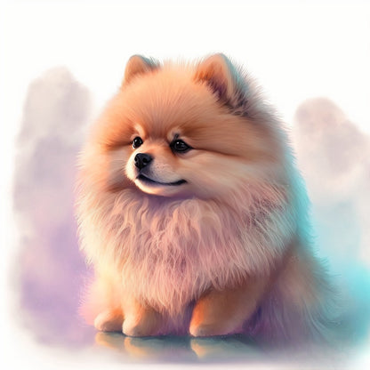 Pomeranian Dog | Diamond Painting