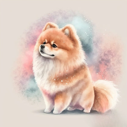 Pomeranian Dog | Diamond Painting