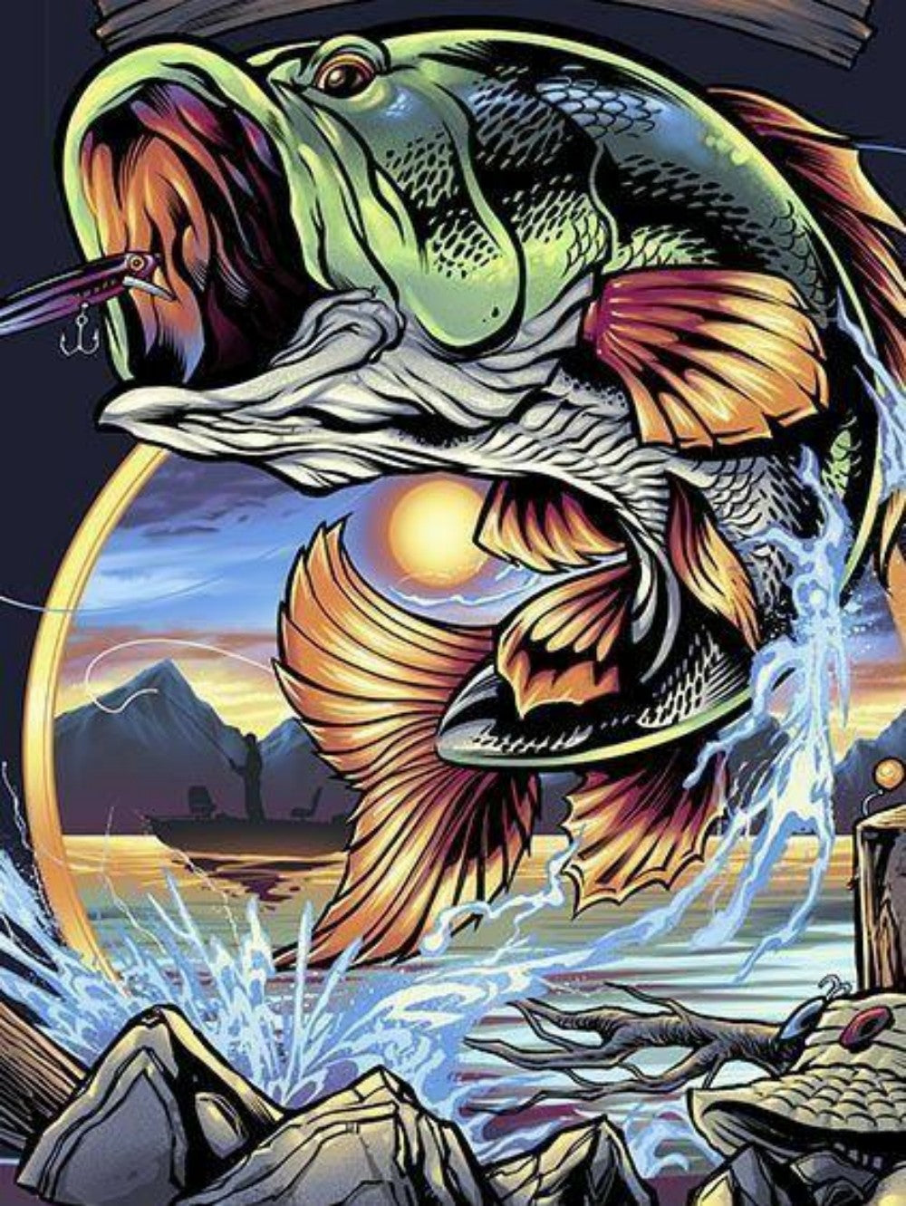 Bass Fish | Diamond Painting