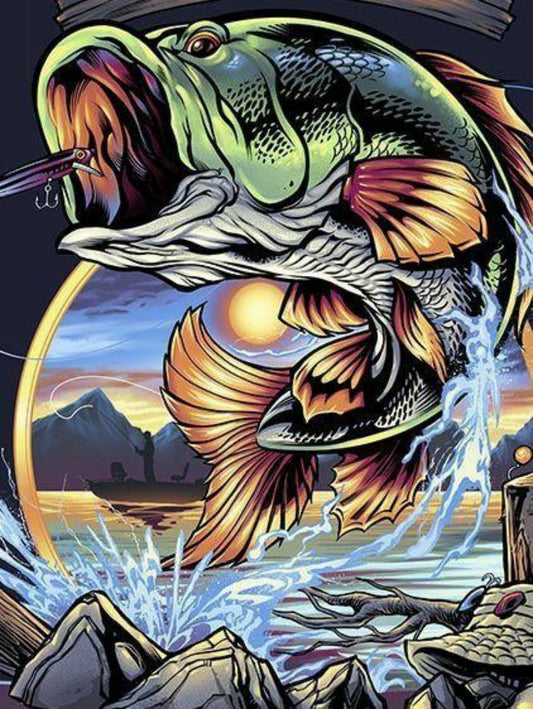 Bass Fish | Diamond Painting
