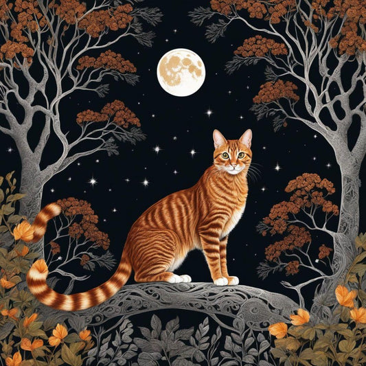 Midnight Cat | Diamond Painting