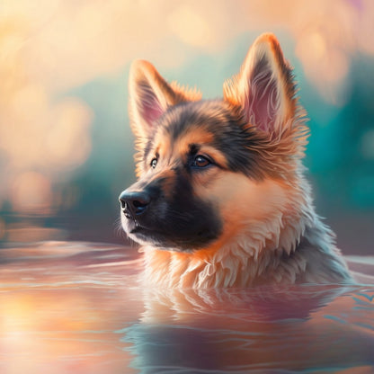 Dog German Shepherd | Diamond Painting