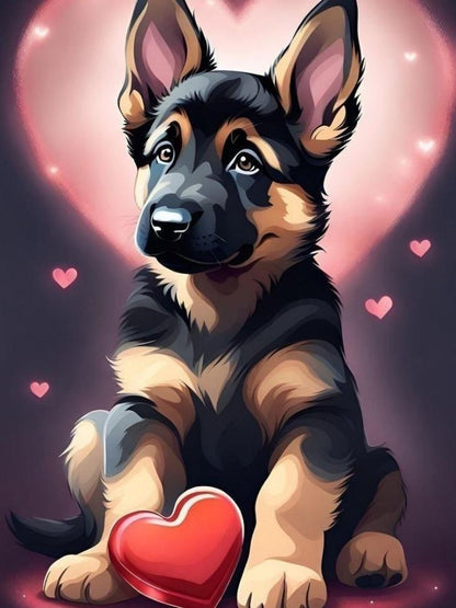 Dog German Shepherd | Diamond Painting