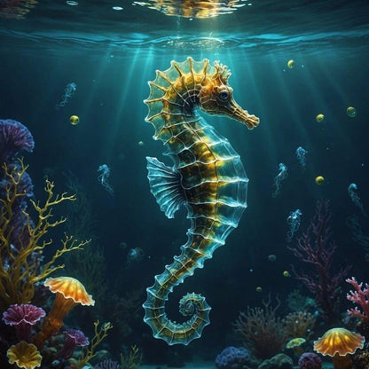 Seahorse | Diamond Painting