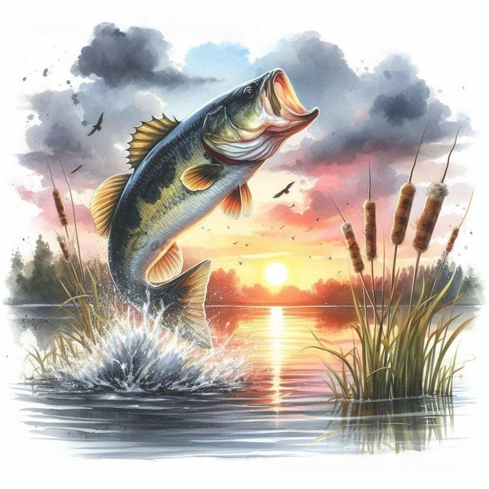 Bass Fish | Diamond Painting