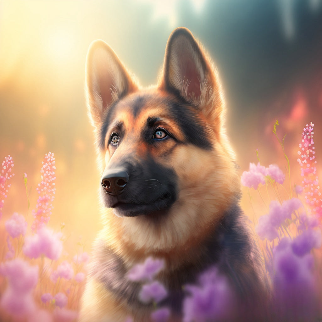 Dog German Shepherd | Diamond Painting