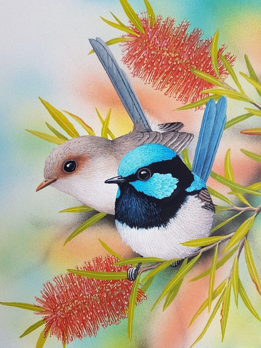 Blue Wren | Diamond Painting