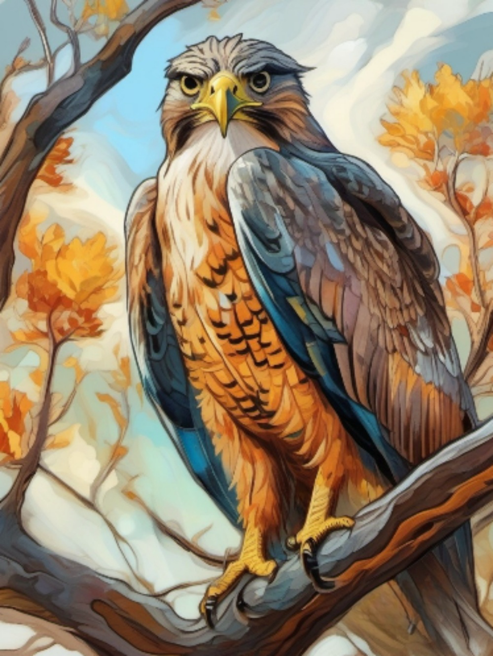Falcon | Diamond Painting