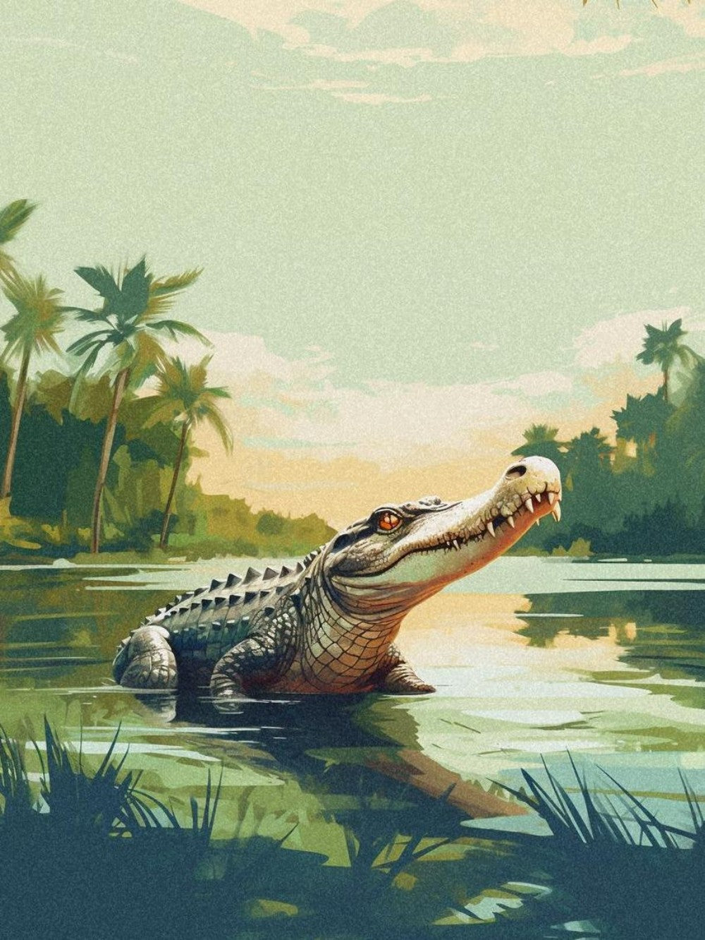 Alligator | Diamond Painting