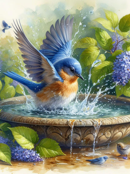 Blue Bird | Diamond Painting