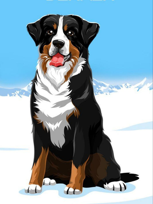 Bernese Mountain Dog | Diamond Painting