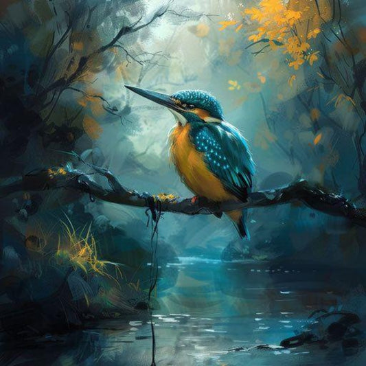 Kingfisher | Diamond Painting