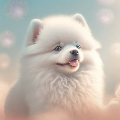 Dog Pomeranian | Diamond Painting