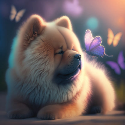Chow Chow Dog | Diamond Painting