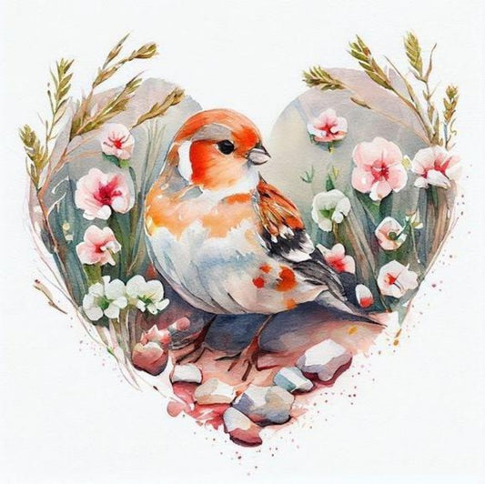 Birds and Flowers | Diamond Painting