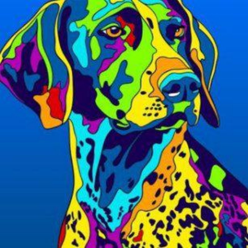 Weimaraner Dog | Diamond Painting