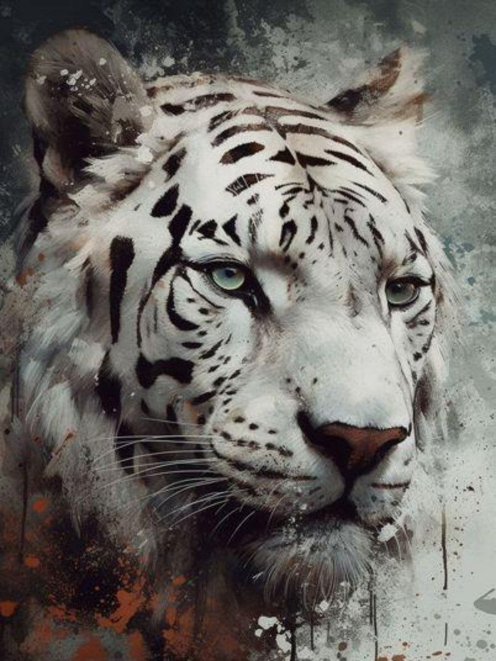 White Tiger | Diamond Painting