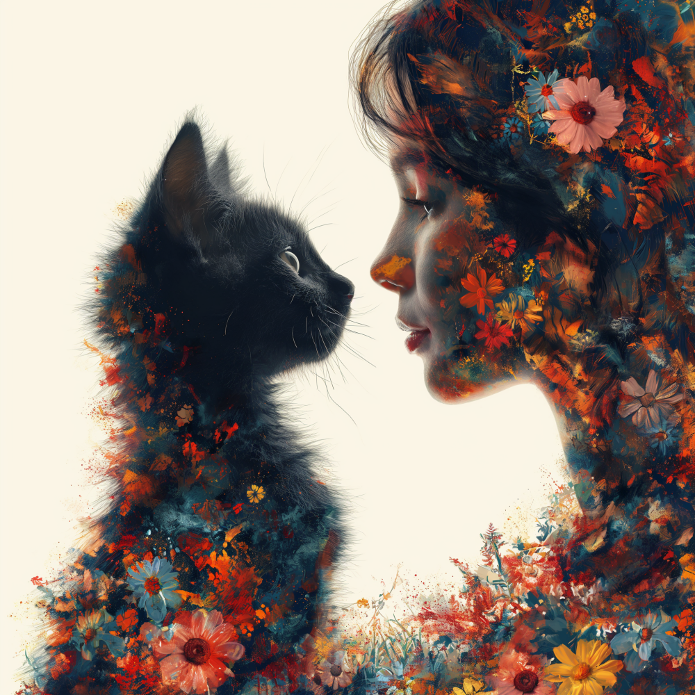 Cat Lady | Diamond Painting