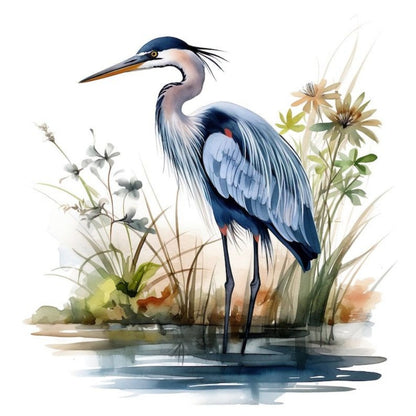 Blue Heron | Diamond Painting