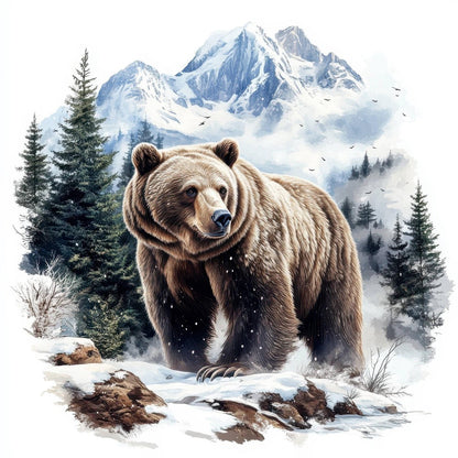 Brown Bear | Diamond Painting