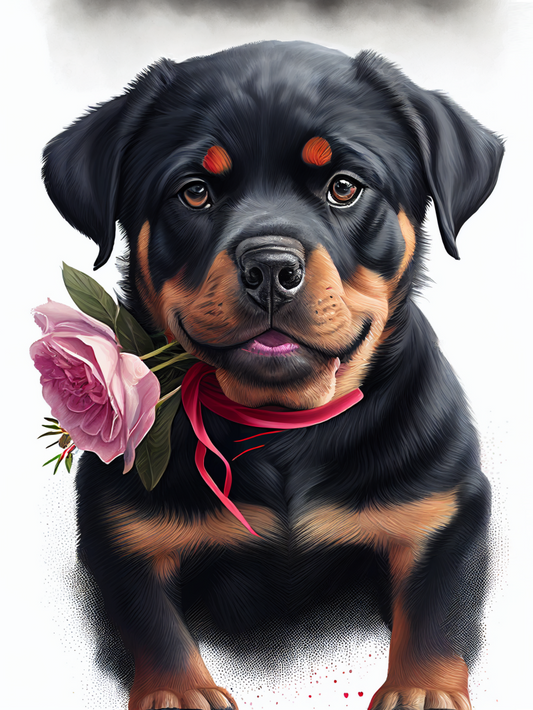 Rottweiler Dog | Diamond Painting