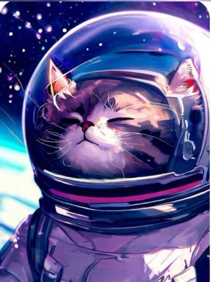 Cats in Space | Diamond Painting