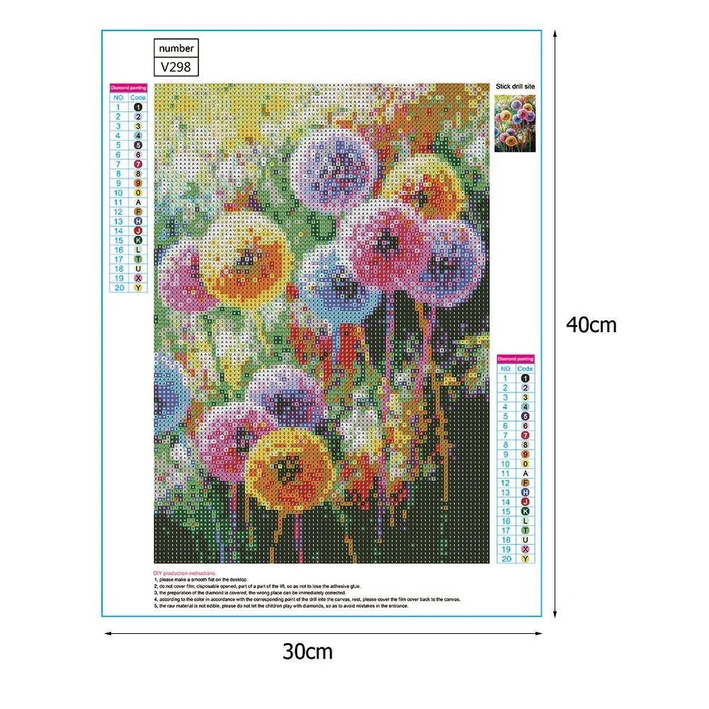 Dandelion Flower | Diamond Painting