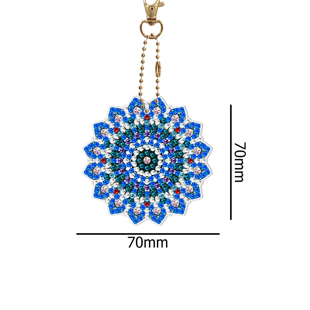 Diy 5pcs/set  Diamond Painting Keychain