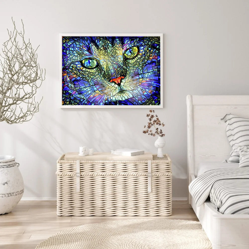 Colorful Cat | Diamond Painting