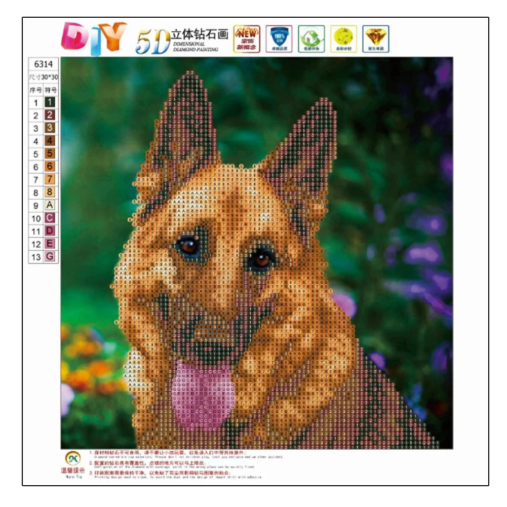 Big Dog German Shepherd | Diamond Painting