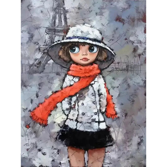 Beautiful Girl | Cross Stitch Embroidery