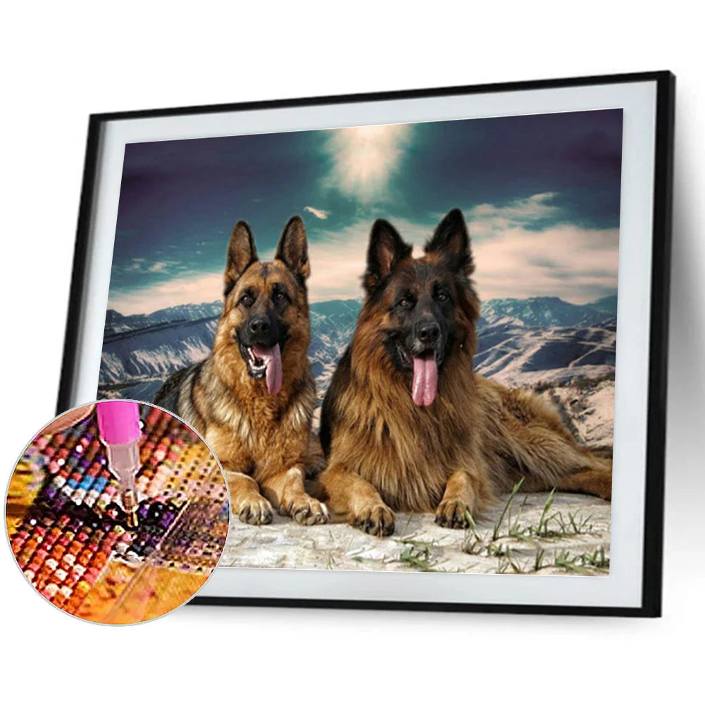 Dog German Shepherd | Diamond Painting