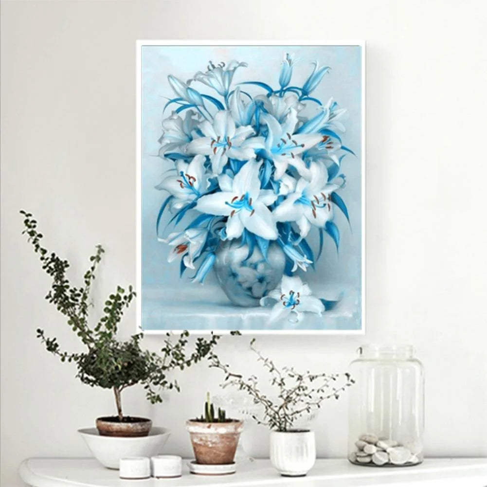 Blue Flower | Diamond Painting