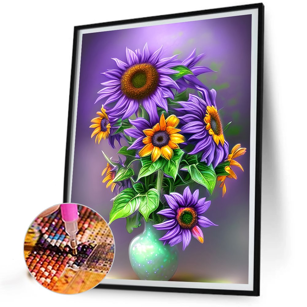 Flowers In The Vase | Diamond Painting