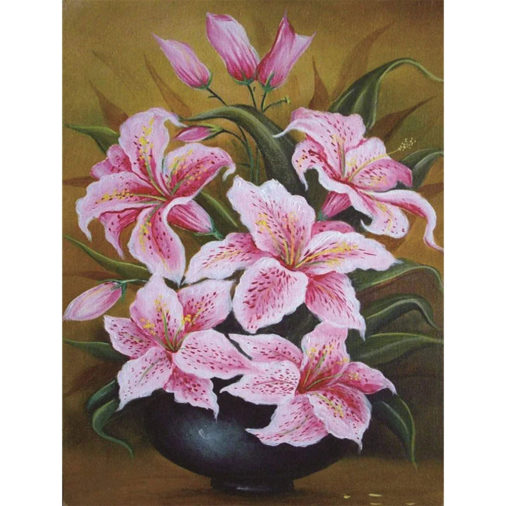 Pink Flower | Diamond Painting