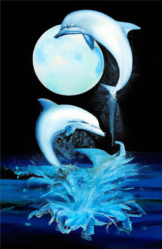 Dolphin | Cross Stitch Embroidery
