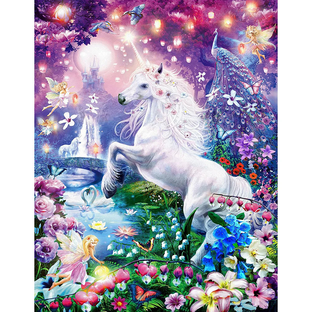 White Horse | Diamond Painting