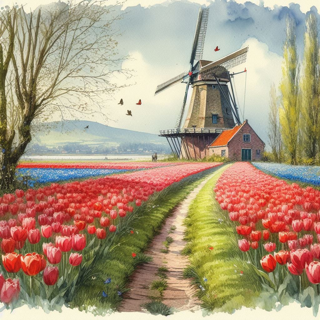 Windmill | Diamond Painting