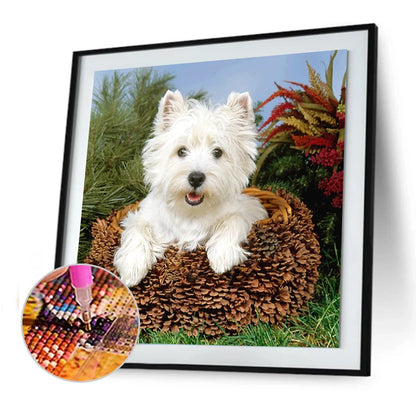 White Dog Westie | Diamond Painting
