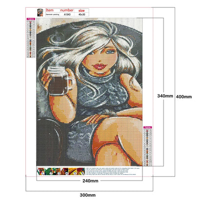 Beautiful Girl | Diamond Painting