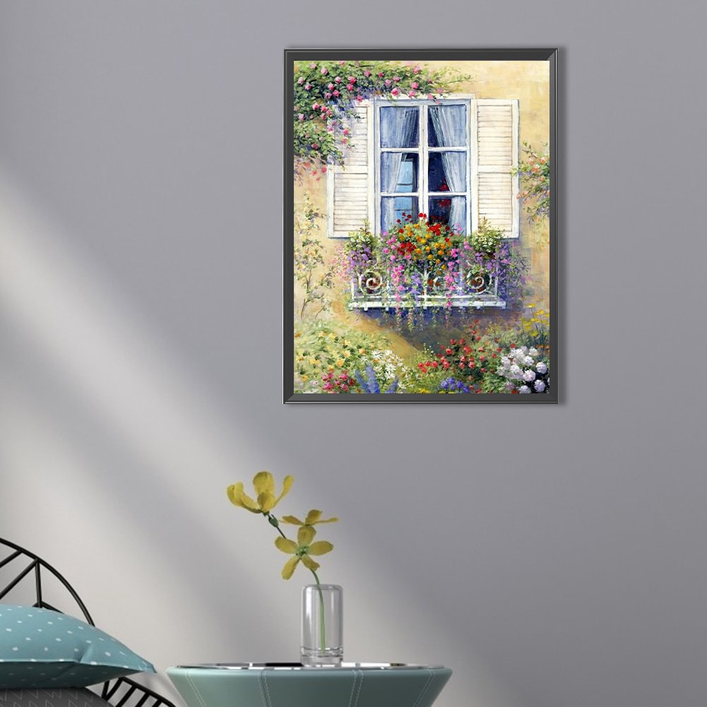 Window Flower | Diamond Painting