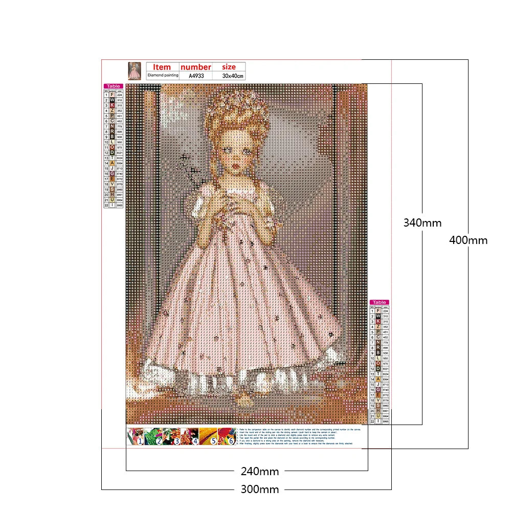 Beautiful Girl | Diamond Painting