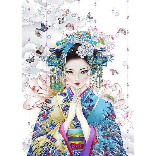 Beautiful Girl | Cross Stitch Embroidery