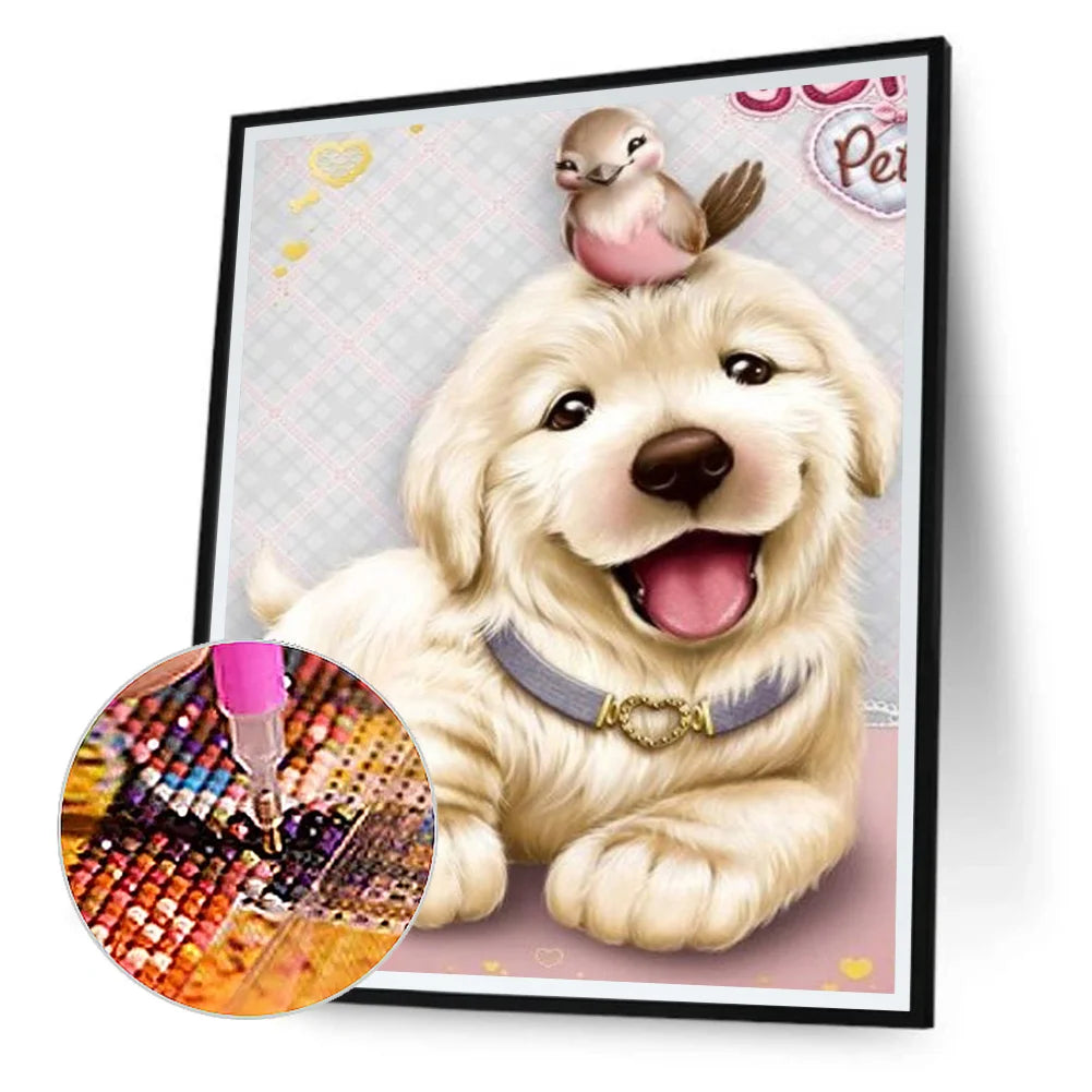 Happy Dog | Diamond Painting