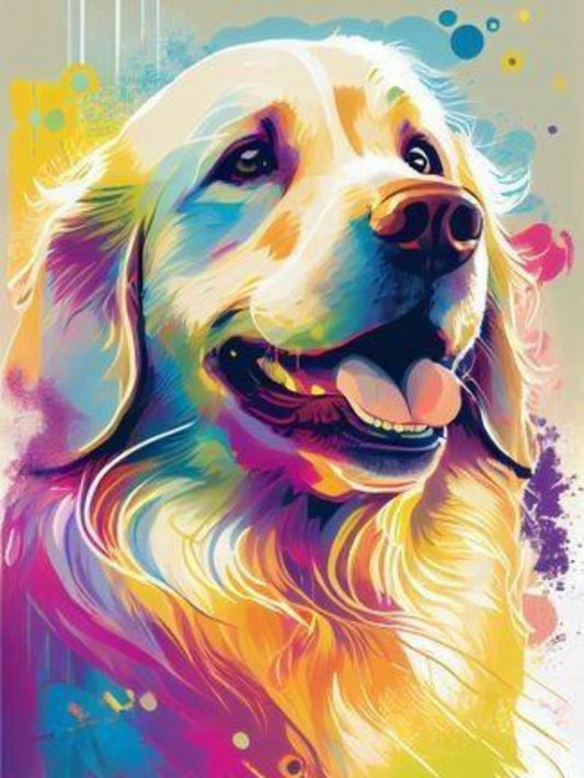 Golden Retriever Dog | Diamond Painting