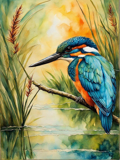 Kingfisher | Diamond Painting