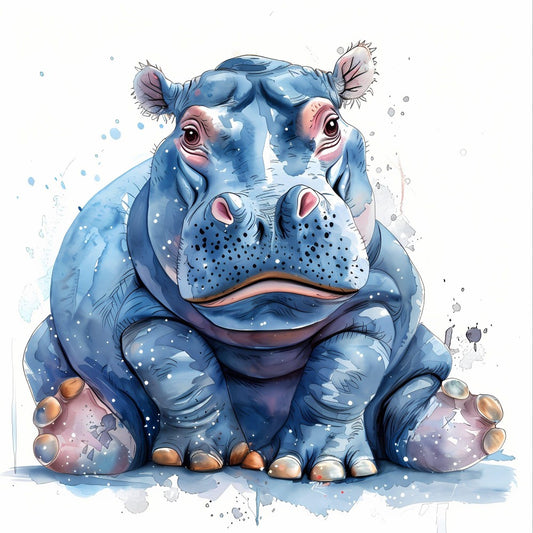 Hippo | Diamond Painting