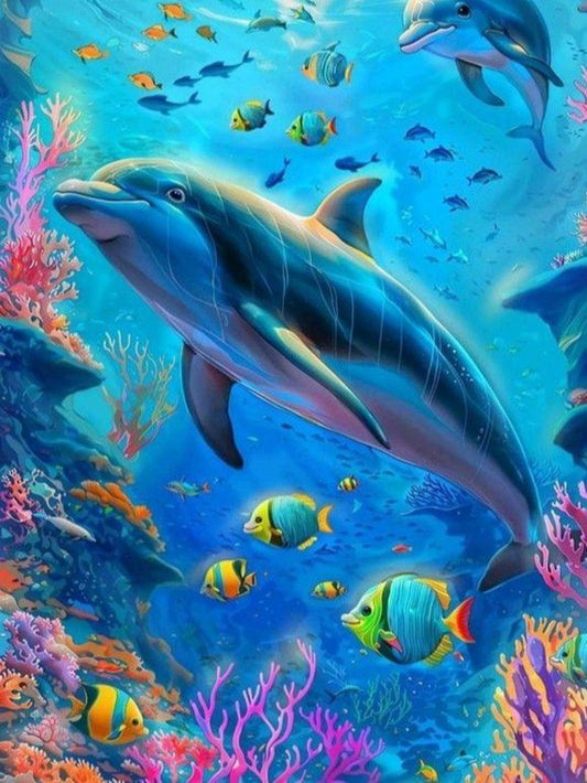 Dolphin | Diamond Painting